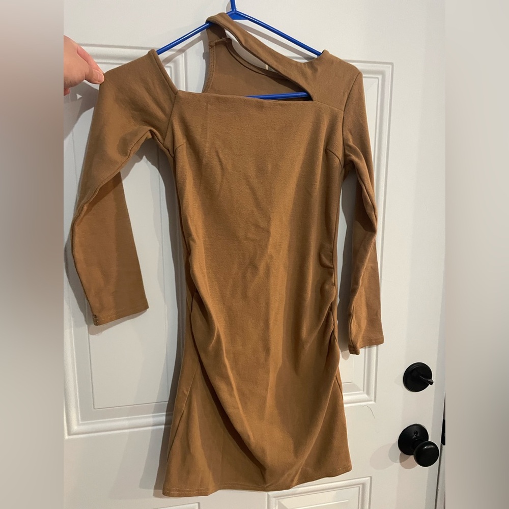 Brown/Tan dress top